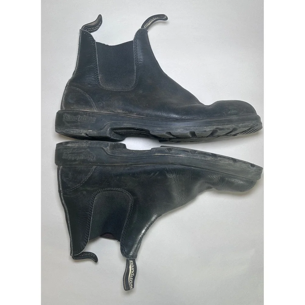 Blundstone 510 Black Leather Chelsea Boots Mens 9.5 AU 10.5 US Pull On Work Boot